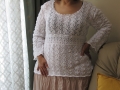 CraftyMadWomans White Tunic Ravelry-1