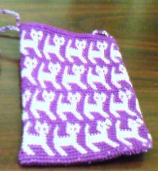 Carols tapestry bag