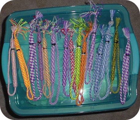 Dawns Kumihimo braiding