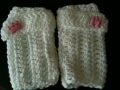 Bevs fingerless mits in Escarcha