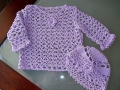 Lavender Crocheted set (1)