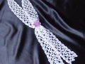 scarf white nylon
